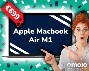 Apple Macbook Air M1 (2020) - 13 inch - 8GB Ram - 128GB SSD beschikbaar voor biedingen
