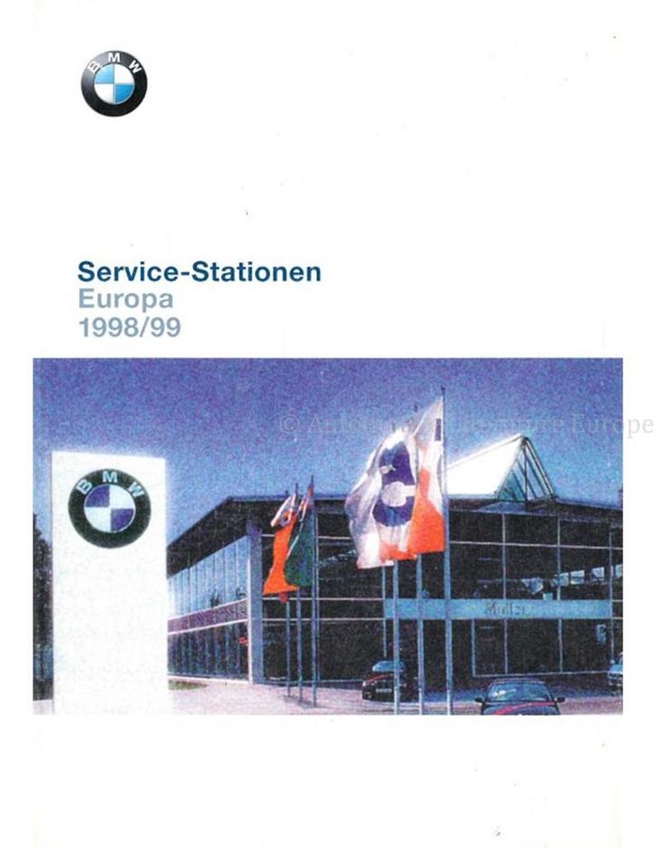 1998/1999 BMW SERVICE DEALERS EUROPA HANDBOEK, Auto diversen, Handleidingen en Instructieboekjes