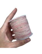 Leren koord rol 1,5mm 50m roze, Nieuw
