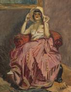 Louis Mark (1867-1942) - Young Woman in an Armchair