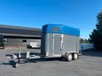 Weijer Koetsentrailer met zadelkamer in goede staat., Ophalen, Gebruikt, Hout, 2-paards trailer