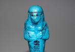 Oud-Egyptisch Faience Shabti voor de opzichter van de