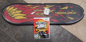 Tony Hawk SHRED met skateboard en dongle (Nintendo wii