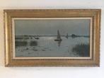 Jan Knikker Sr (1889-1957) - Zicht op een polderlandschap, Antiek en Kunst, Kunst | Schilderijen | Klassiek