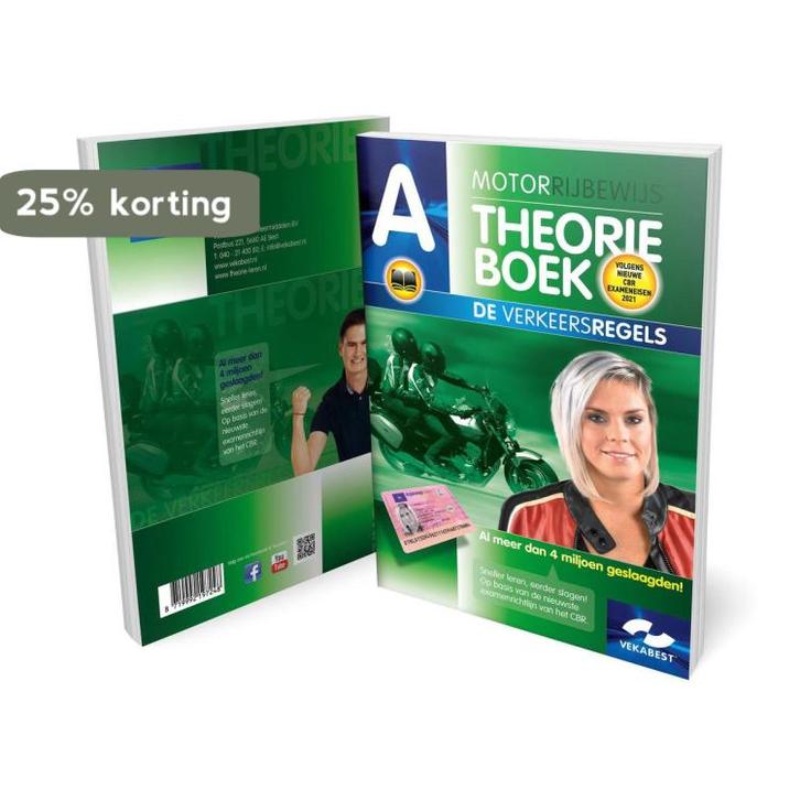 Motor Theorieboek 2022 - Motor Theorie Boek Rijbewijs A, Boeken, Schoolboeken, Zo goed als nieuw, Verzenden