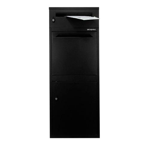 Logixbox Frontbox DeLuxe Uni pakketbrievenbus met postvak -, Tuin en Terras, Brievenbussen, Nieuw, Verzenden