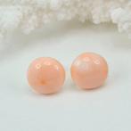 Koraal - Zilver, Verguld - Oorbellen - CORALLO ROSA, Antiek en Kunst