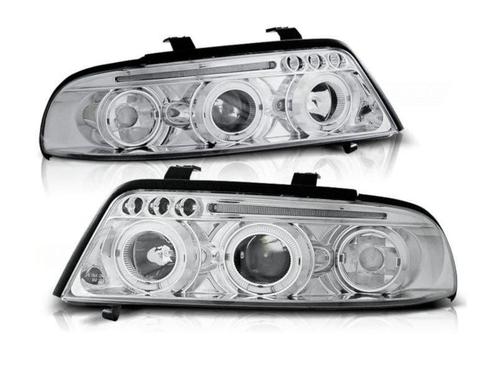 Angel Eyes koplampen Chrome geschikt voor Audi A4, Auto-onderdelen, Verlichting, Nieuw, Audi, Verzenden