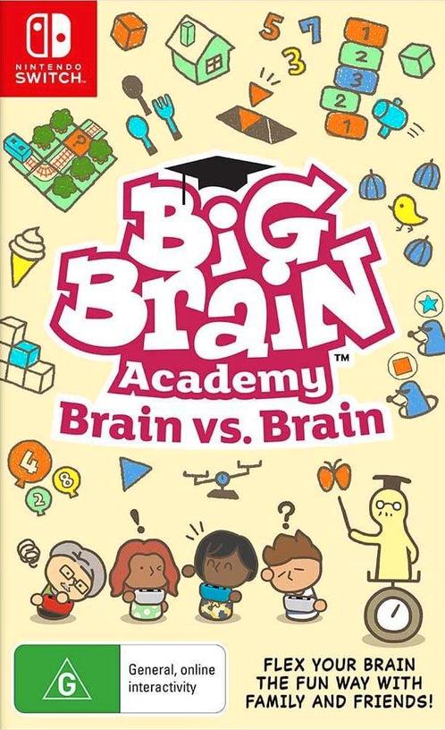 Switch Big Brain Academy: Brain vs. Brain, Spelcomputers en Games, Games | Nintendo Switch, Zo goed als nieuw, Verzenden