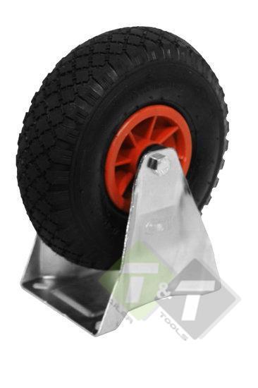 Bokwiel Luchtband Rode Kunstof Velg - Luchtband Van Zware Kw, Doe-het-zelf en Verbouw, Zwenkwielen, Nieuw, Ophalen of Verzenden