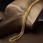 Handmade - Ketting - 14 karaat Geel goud - Rope Chain - 2,20, Sieraden, Tassen en Uiterlijk, Antieke sieraden