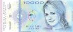 Argentina 10000 Pesos 2020 Specimen Maxima Zorreguieta, Ophalen of Verzenden, Zuid-Amerika, Los biljet