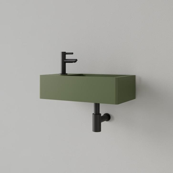 Fontein Gliss Design Freya Solid Marble 40x22x10 cm Met, Doe-het-zelf en Verbouw, Sanitair, Overige typen, Nieuw, Ophalen of Verzenden