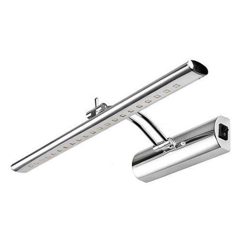 LED Spiegelverlichting - Schilderijverlichting Glans Chroom, Huis en Inrichting, Lampen | Wandlampen, Nieuw, Metaal, Ophalen of Verzenden