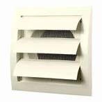 Europlast kunststof lamellenrooster 150 x 150mm wit Ø 100mm, Ophalen of Verzenden, Nieuw