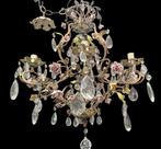 Kroonluchter - vintage in kristal keramiek majolica 7