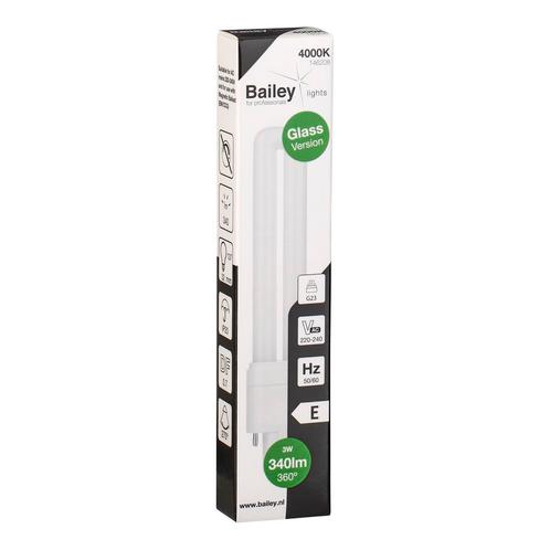 Bailey Led Pl Glas G23 3W 4000K 340Lm Retrofit Lamp - 146208, Tuin en Terras, Buitenverlichting, Overige typen, Nieuw, Verzenden