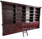 Boekenkast XXXL rood  met trap Kesteren 400 x 240cm, Huis en Inrichting, Kasten | Boekenkasten, Ophalen of Verzenden, Nieuw