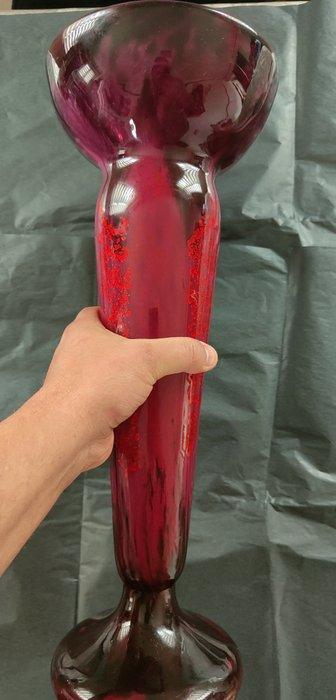 Daum Frères - Vaas - Glas - Vaas ondertekend door Daum Nancy, Antiek en Kunst, Antiek | Glas en Kristal