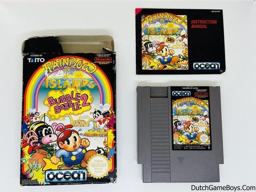 Nintendo Nes - Bubble Bobble 2 - Rainbow Islands - FRA, Spelcomputers en Games, Games | Nintendo NES, Gebruikt, Verzenden