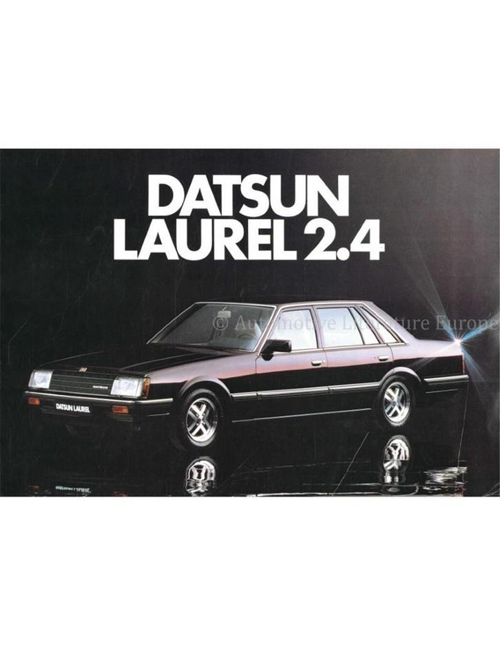 1984 DATSUN LAUREL BROCHURE DUITS, Boeken, Auto's | Folders en Tijdschriften, Nissan