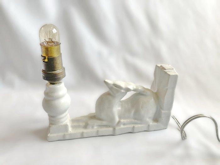 Wandlamp - Aardewerk - Art Deco Antilope, Antiek en Kunst, Kunst | Designobjecten