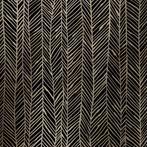 Inpakpapier Kerst Herringbone Black Gold - Breedte 40 cm -, Ophalen of Verzenden