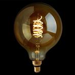 Filament LED Lamp Globe XXL Curl Gold Ø200mm E27 4W, Huis en Inrichting, Lampen | Losse lampen, Nieuw