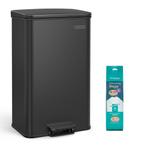 SONGMICS prullenbak 40 liter - afvalbak - afvalemmer -, Verzenden, Nieuw