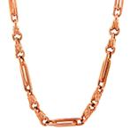 Rosé collier fantasie 52 cm 8 krt, Sieraden, Tassen en Uiterlijk, Kettingen, Ophalen of Verzenden, Nieuw