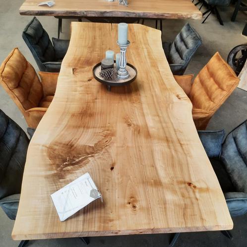 Boomstamtafel | Tafel | Eettafel | Schaaldelen | Bar tafel, Huis en Inrichting, Tafels | Eettafels, Nieuw, Eikenhout, Grenenhout