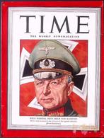 Cover Time Magazine1942 met Fritz Erich Georg Eduard von..., Verzenden, Foto of Poster