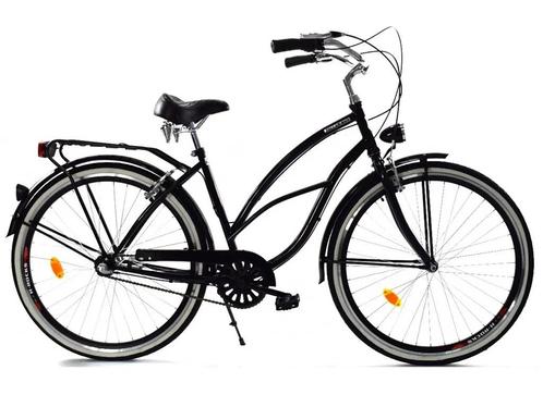 Beach Cruiser Damesfiets 28 - Zwart | Tweedekansje | OP=OP, Fietsen en Brommers, Fietsen | Dames | Damesfietsen, Versnellingen