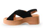 Sacha Sandalen in maat 39 Zwart | 10% extra korting, Verzenden, Zwart, Sandalen of Muiltjes, Zo goed als nieuw
