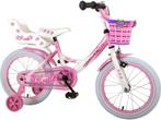 Volare Rose Kinderfiets - Meisjes - 16 inch - Roze/Wit - 95%, Fietsen en Brommers, Fietsen | Kinderfietsjes, Verzenden, Zo goed als nieuw