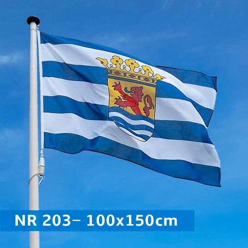 NR 203: Vlag Zeeland-100 x 150 cm, Diversen, Vlaggen en Wimpels, Nieuw