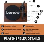 Platenspeler met Bluetooth - Twee externe Speakers - Ingebou, Verzenden, Nieuw
