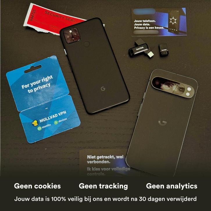 GrapheneOS Pixel telefoons vanaf €299. Installatie vanaf €59, Telecommunicatie, Datacommunicatie en VoIP, Telefoon, Nieuw, Verzenden