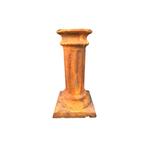 Stenen zuil - rond - 48 cm - oxide afwerking - vierkant voet, Huis en Inrichting, Ophalen of Verzenden, Nieuw