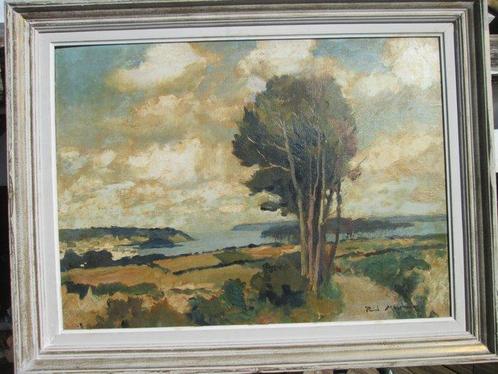 Paul Morchain (1876-1939) - Baie en Bretagne, Antiek en Kunst, Kunst | Schilderijen | Klassiek