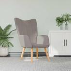 vidaXL Relaxstoel stof taupe, Huis en Inrichting, Fauteuils, Verzenden, Nieuw