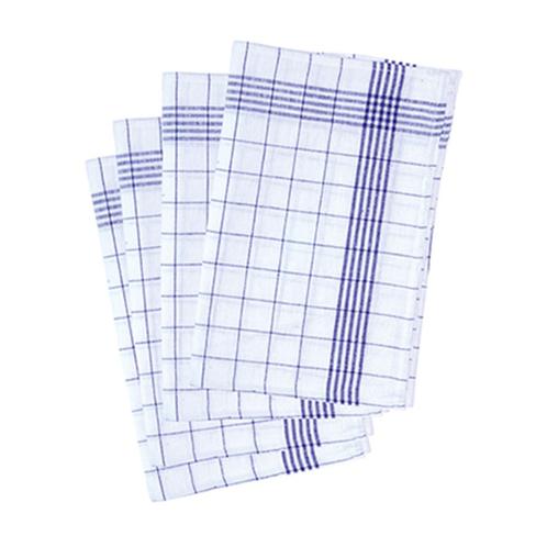GGM Gastro | (10 stuks) Theedoek - 500x700mm - Blauw |, Huis en Inrichting, Keuken | Textiel, Blauw, Nieuw, Theedoek of Handdoek