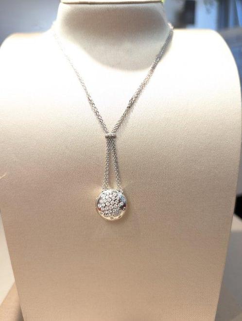 Damiani - Kraagketting - 18 karaat Witgoud -  1.19ct. tw., Sieraden, Tassen en Uiterlijk, Antieke sieraden