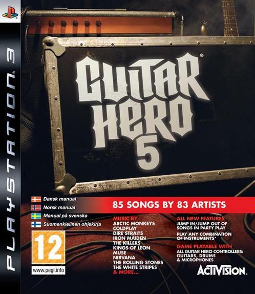 Guitar Hero 5 (PlayStation 3), Spelcomputers en Games, Games | Sony PlayStation 3, Gebruikt, Vanaf 7 jaar, Verzenden