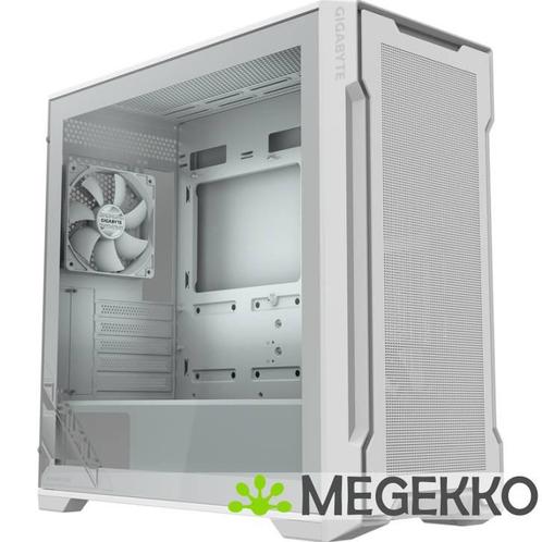 GIGABYTE C102 GLASS Midi Tower Wit, Computers en Software, Computerbehuizingen, Nieuw, Verzenden