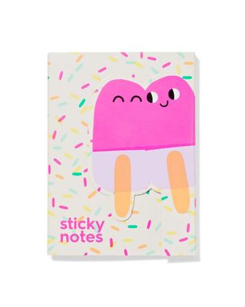 HEMA Sticky notes boekje ijsje beschikbaar voor biedingen