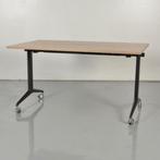 Verrijdbaar klaptafel Solidesk - Eiken blad - 140 x 80 cm, Ophalen of Verzenden, Nieuw in verpakking