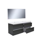 Badkamermeubelset Wiesbaden Vision 120cm Hoogglans Grijs (4, Ophalen of Verzenden, Nieuw, Bad