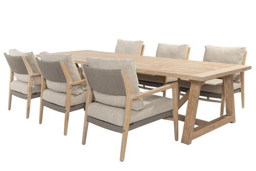 4 Seasons Outdoor Julia low tuinset met Noah tafel, Tuin en Terras, Tuinsets en Loungesets, Ophalen of Verzenden