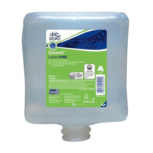 Deb Stoko Estesol Lotion Pure - 4 x 2 liter, Huis en Inrichting, Schoonmaakartikelen, Verzenden